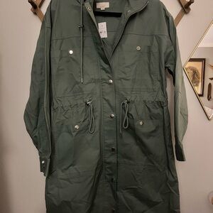 LOFT Utility Jacket in Olive Green